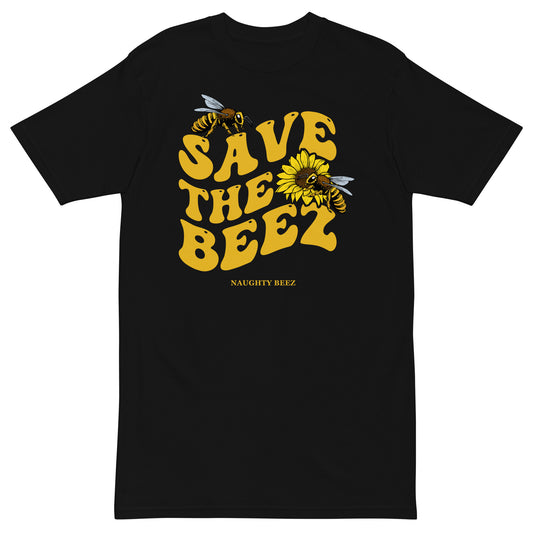 SAVE THE BEEZ (QR EDITION) PREMIUM HEAVYWEIGHT TEE